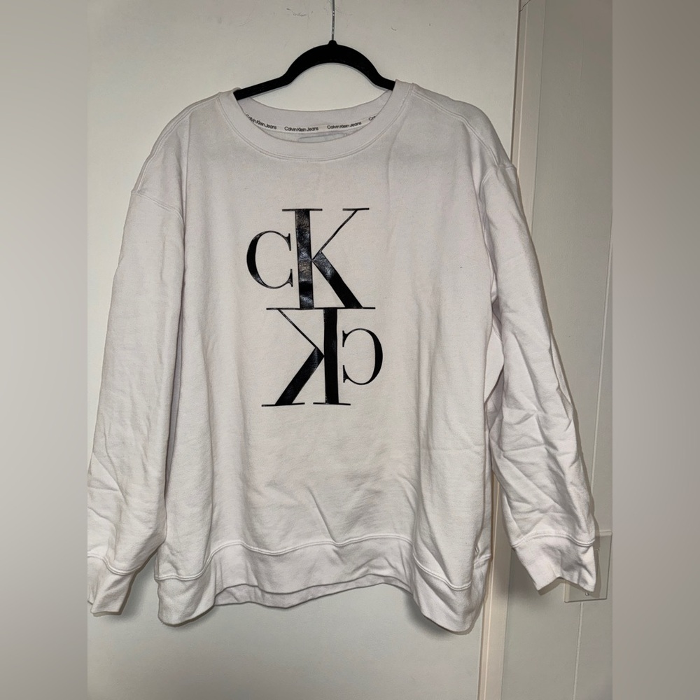 Calvin Klein Jeans White Crewneck